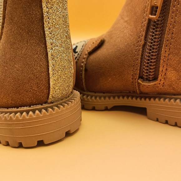 Wonder Nation Tan Owl Kids Boots - Picture 8 of 8